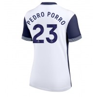 Dres Tottenham Hotspur Pedro Porro #23 Domáci pre Ženy 2024-25 Krátky Rukáv